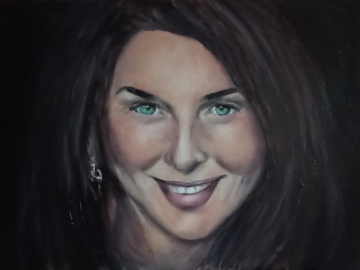 Photo: Portraits painted from a photo