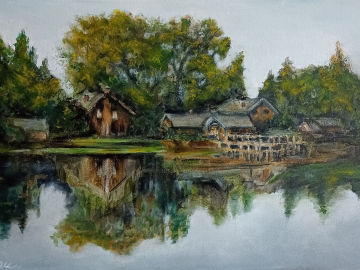Photo: Custom-made oil paintings for your home or office