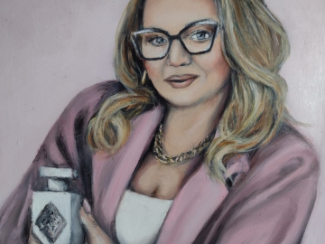 Photo: Portraits painted from a photo